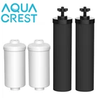 AQUA CREST Filters Replacements For Berkey® BB9-2&PF-2&Gravity Filter System