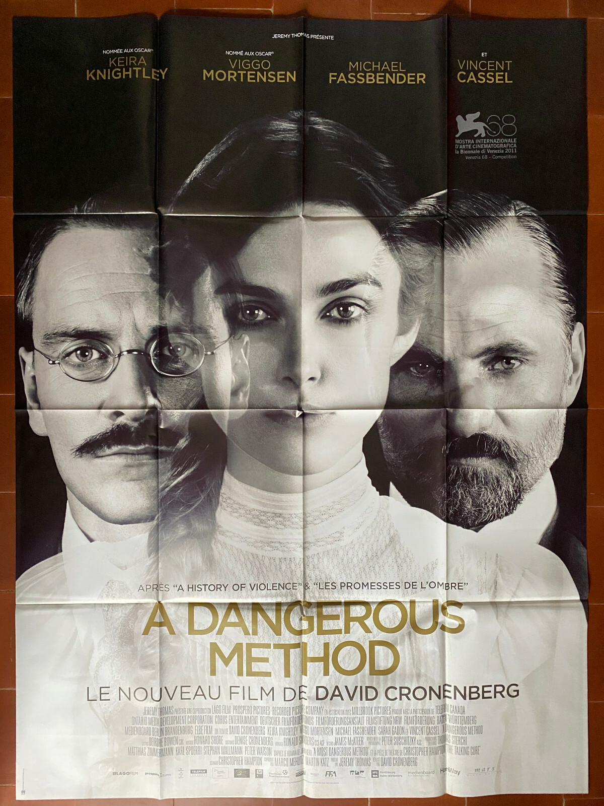Locandina originale film A Dangerous Method (2012) - Regia di David Cronenberg
