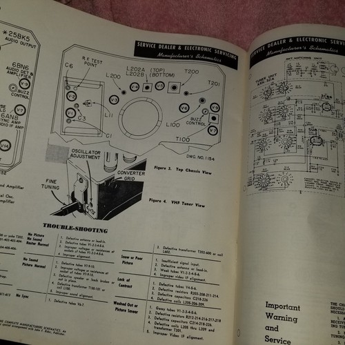Vintage TELEVISION SCHEMATICS & Service Guide 1957 COWAN Alignment Data-FreeSHIP - Picture 10 of 12