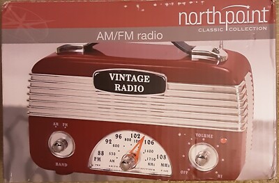 Northpoint Classic Collection Am/Fm Vintage Radio