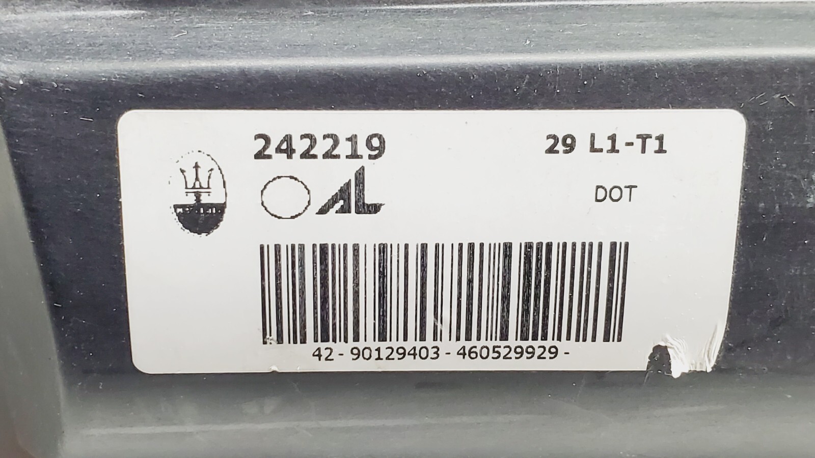 2009-2012 MASERATI QUATTROPORTE LEFT XENON HEADLIGHT COMPLETE 242219 OEM