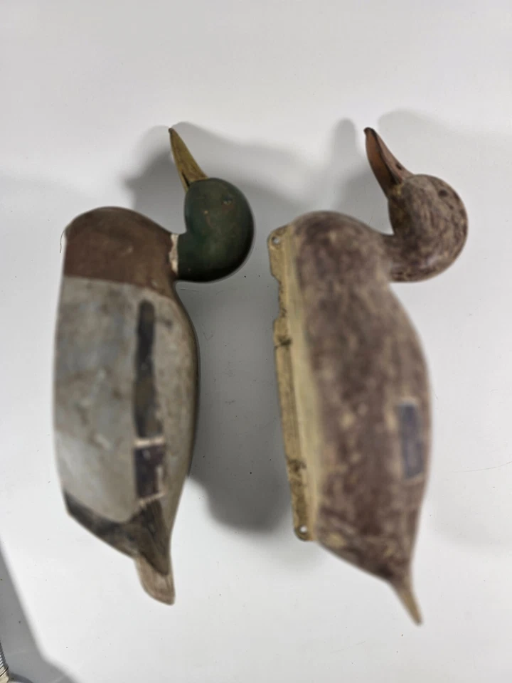 🦆 1955-56 Mallard Drake and Hen JS McGuire Fairfax Feather-Lite Duck Decoys 🦆 - Image 4 of 4