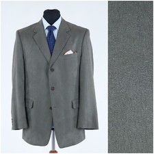 Mens TINO CORELLI Size US 42R Soft Grey Blazer Sport Coat Jacket