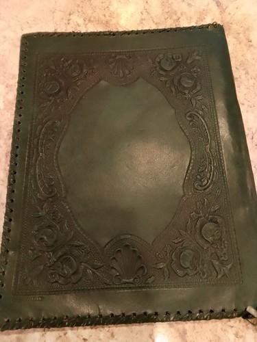 VINTAGE RADIO TIMES TV MAGAZINE EMBOSSED SLIP COVER - Leather - Picture 5 of 11
