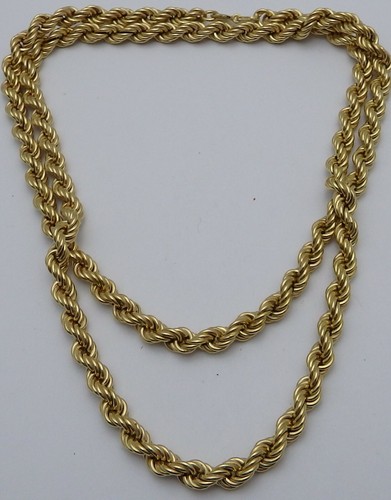 Heavy 9 carat solid gold chain 45.6 