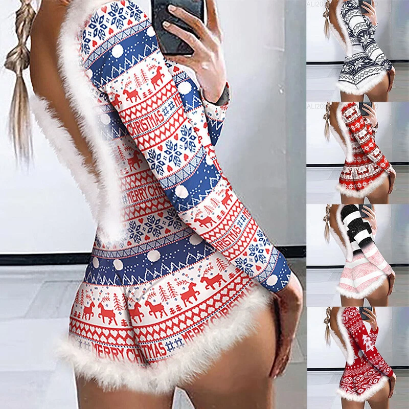 Christmas top playsuit womens