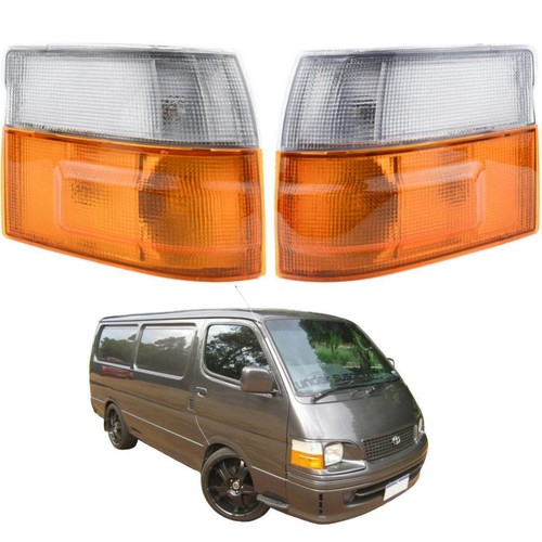 LH+RH Corner Light For Toyota Hi-Ace Van LH10 Commuter Regius Van 1991-01 EBEZ - Picture 2 of 7