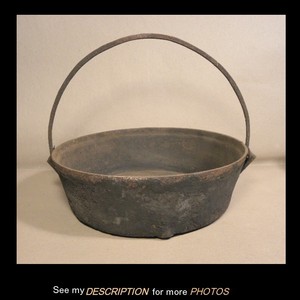 Details About Antique Primitive Cast Iron Cooking Stew Pot Dutch Oven Kettle