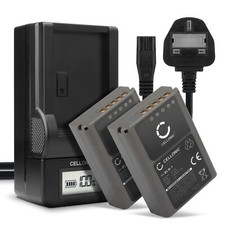 2x BLN-1 Battery + Charger Set for Olympus OM-D E-M1 OM-D E-M5 Mark II OM-D E-M5