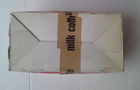 ORIGINAL VINTAGE WALNUT WHIPS BOX 1960s  RARE!  Duncan W & M  Milk Coffee