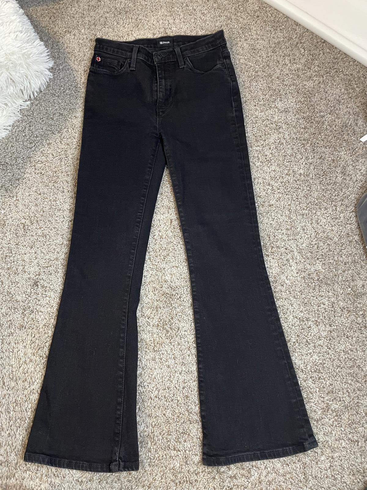 Hudson High Waisted Bootcut Black Jeans Hudson Blair Crown High - Main Image