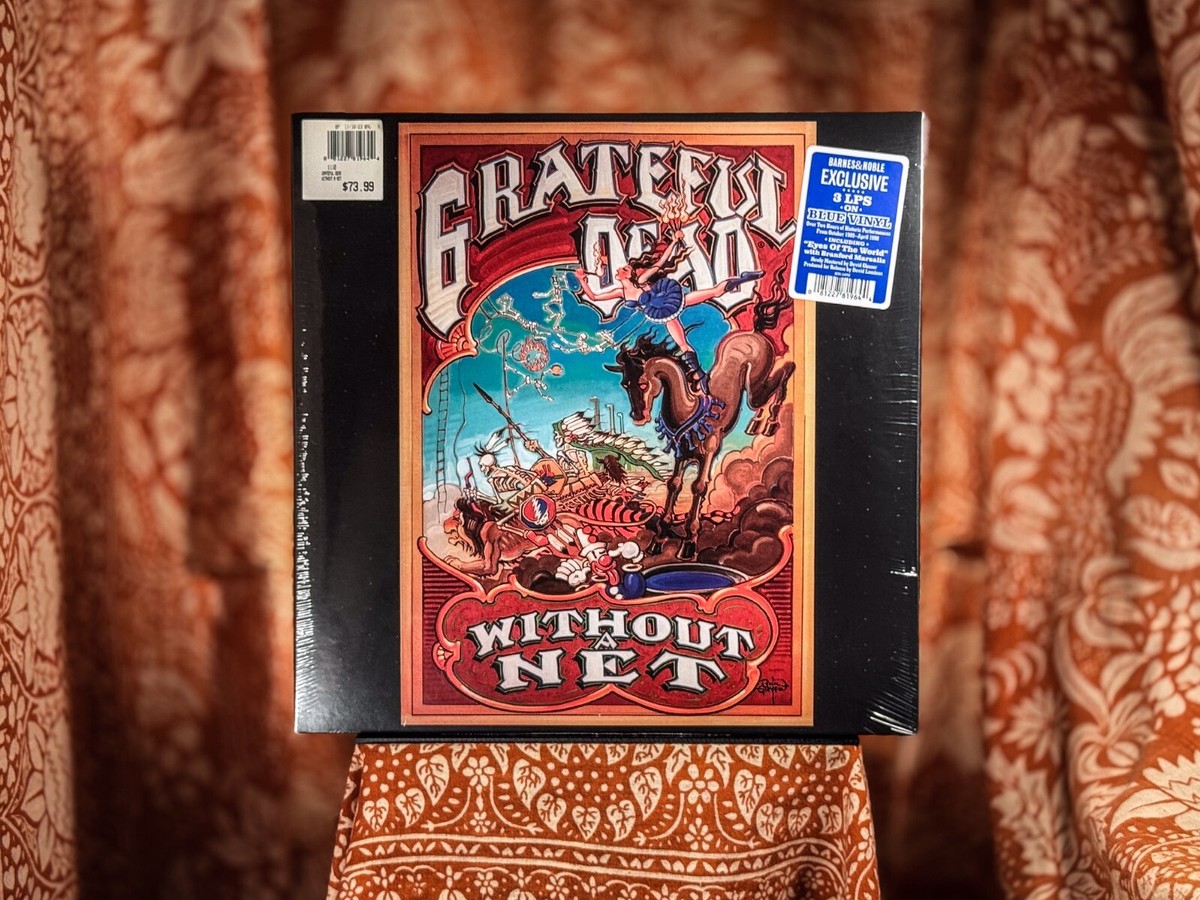 SEALED Grateful Dead ‎Without A Net BLUE vinyl LIVE 3LP beauty