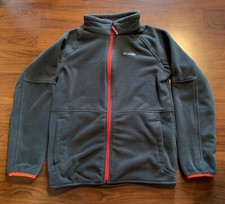 Boys Columbia Fleece Zip Up Jacket Size 14-16