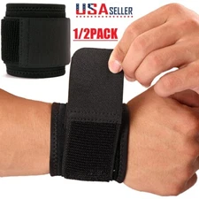 Wrist Brace Sports Band Wrap Adjustable Support Gym Strap Carpal Tunnel Bandage