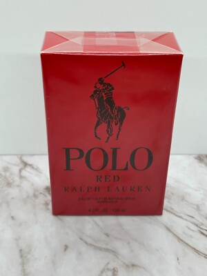 Ralph Lauren Polo Red 4.2 oz EDT for Men - Sealed Bottle