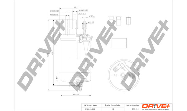 Dr!ve+ Kraftstofffilter Filtereinsatz FüR Ford Mondeo III Turnier 2.0 16V-image