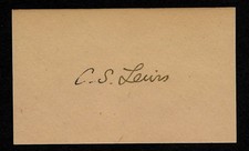 C.S. Lewis Autograph Reprint On Original Peri...