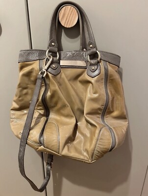 Max Mara Tasche Lackleder Leder