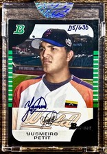 2006 Bowman Original Buyback Florida Marlins Auto /630 Yusmeiro Petit P #BDP130