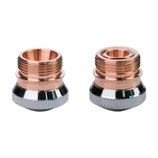 Fiber Laser Nozzle Chrome-plated Single Double Layer Dia.15mm H.15mm for DNE