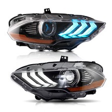 Faro proiettore anteriore VLAND RGB DRL per Ford Mustang 2018-2021 lampade sequenziali