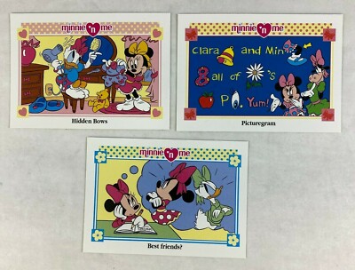 PROMO CARD PACKET: DISNEY MINNIE n ME SERIES 2 Skybox (3 CARDS