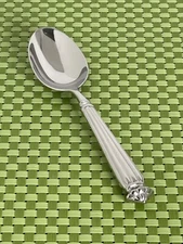 Reed & Barton MUSEE Stainless Place/Oval Soup Spoon 18/10 Glossy Flatware 7 1/4"