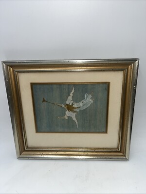 1963 Mrs. Jackie John F. Kennedy Glad Tidings Christmas Card Framed