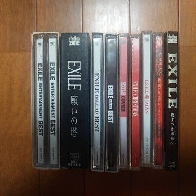 EXILE Japan CD SET x9   EXILE JAPAN (DVD missing etc. Album set（Used item）Ｓ05286