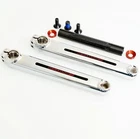 REDLINE FLIGHT Cranks BMX Crank Arms BMX 3-piece Cranks 175 mm Chrome Old School