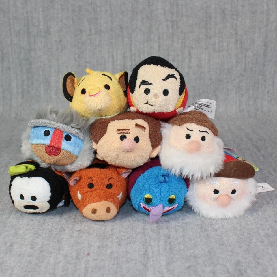 DISNEY TSUM TSUM Plush Stackable Soft Toy New Stuffed Animals 9x Mixed Lot 2010s - Bild 3 von 4