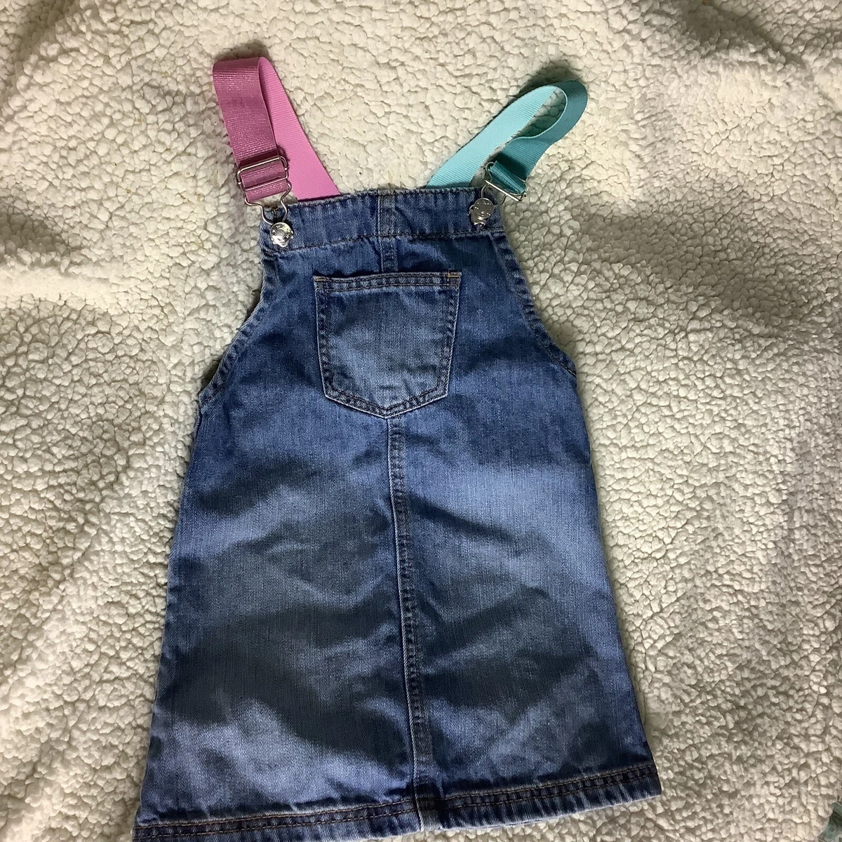 Girls denim skirt best sale overalls