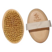 Body Brush for Dry Brushing Lymphatic Drainage - Sustainable Beechwood Hand...