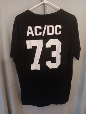 AC/DC Jersey Style Shirt Size Large