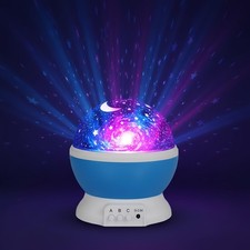 Rotating Star Projector Night Light Galaxy Sky Lamp for Kids Bedroom Gift