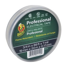 Duck Brand Professional Electrical Tape 075 in x 66 ft Vinyl High Heat Resistant