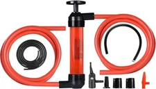 Multi-Use Siphon Pump for Gas, Oil, and Liquids with Hose Included
