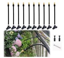 10pk Brass Misting Nozzles Tee 8 inch 10 nozzles, 10pk-360