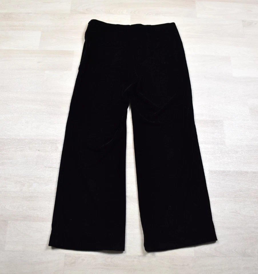 Pantalones Chaps Terciopelo Pierna Ancha Mujer Goth Whimsigoth Witchy Años 2000 Talla 6 Foto 3 de 4