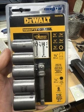 DeWALT DWAFSFS6 MAXFIT-ULTRA 3/8” Steel Drive Socket Set (6pc) w/ 1/4” Adapter