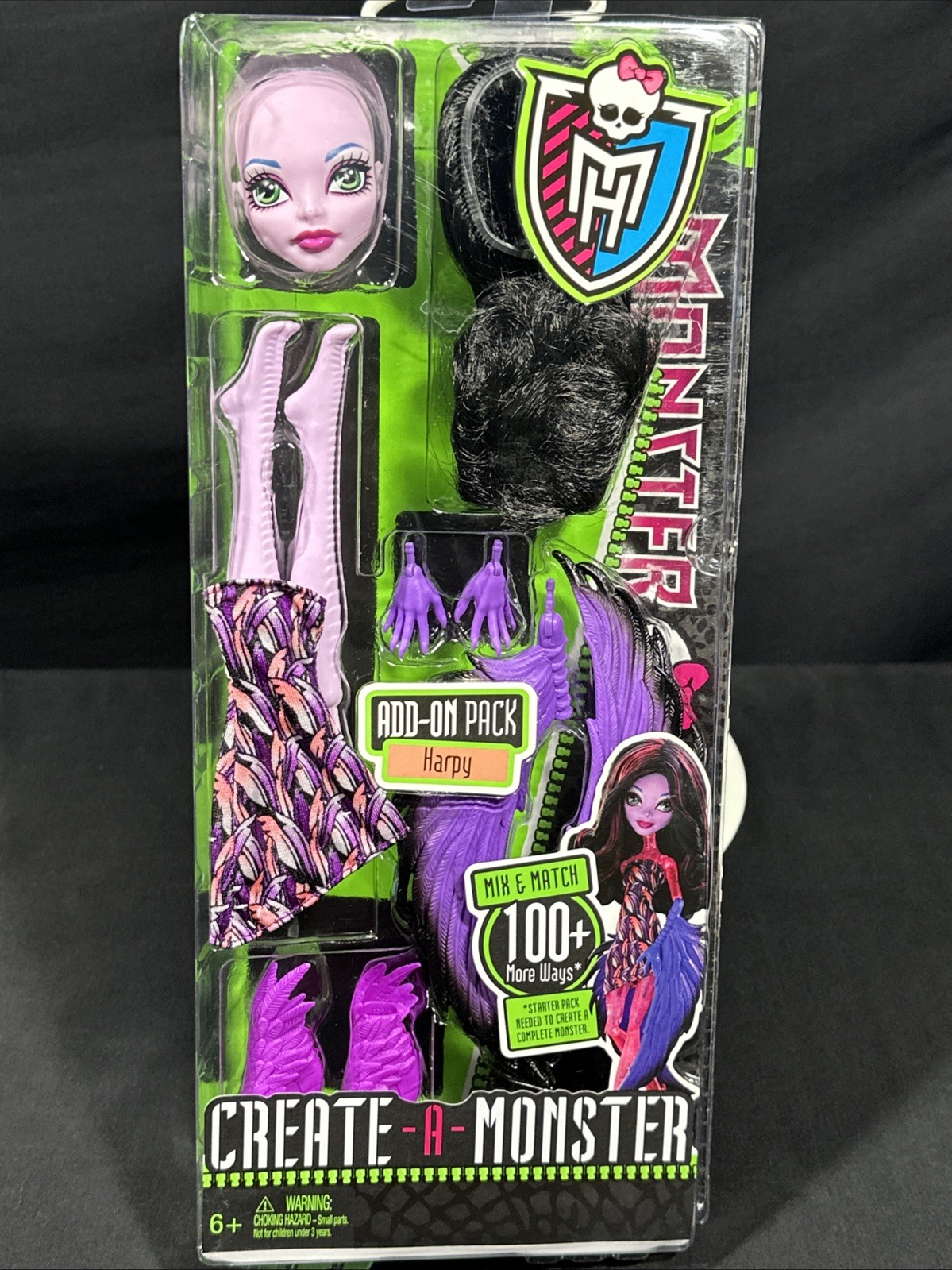 Monster High Create-A-Monster Add-On Pack Harpy #Y0420 2012
