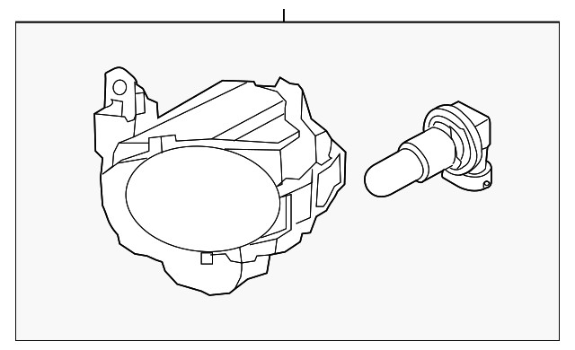 Conjunto de faro antiniebla para Kia Soul 2010-2011 (P/N 92202-2K000)