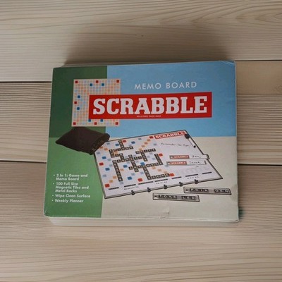 Scrabble Memo Board   Magnetisches Wandspiel   NEU In Folie - Ausverkauft !