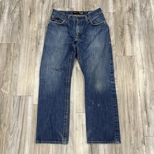 Ariat FR Jeans Men  s 33x31 Blue M4 Low Rise Boot Cut Fire Resistant Work Wear