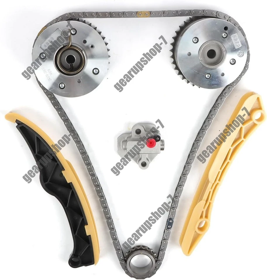 Kit de cadena de distribución 24431-2B620 24420-2B611 para Hyundai Veloster Accent Elantra Foto 2 de 4