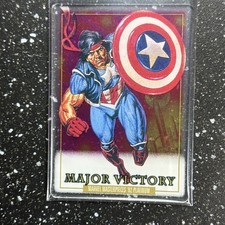 2024 Marvel Masterpieces ’92 Platinum PLEXI #48 Major Victory