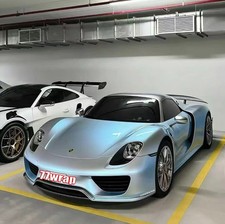 60FT PET Silver Blue Tech Glossy Metallic Full Car SUV Vinyl Wrap PVC Sticker US
