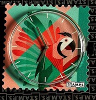 "S.T.A.M.P.S. - Uhr \"Pink Parrot\" 104303 Neu Und Ovp"