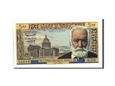 [#210027] Banknote, France, 5 Nouveaux Francs, 5 NF 1959-1965   Victor Hugo  , 1