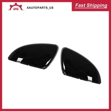 Exterior Rear View Mirror Housing Door Wing Mirror Covering Cap for VW - 1Pcs
